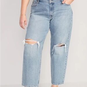 Women's Light Blue Boyfriend Jeans